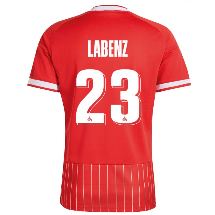 Danxen Herren Luiz Labenz #23 Rot Weiß Grün Auswärtstrikot Trikot 2026/27 T-Shirt