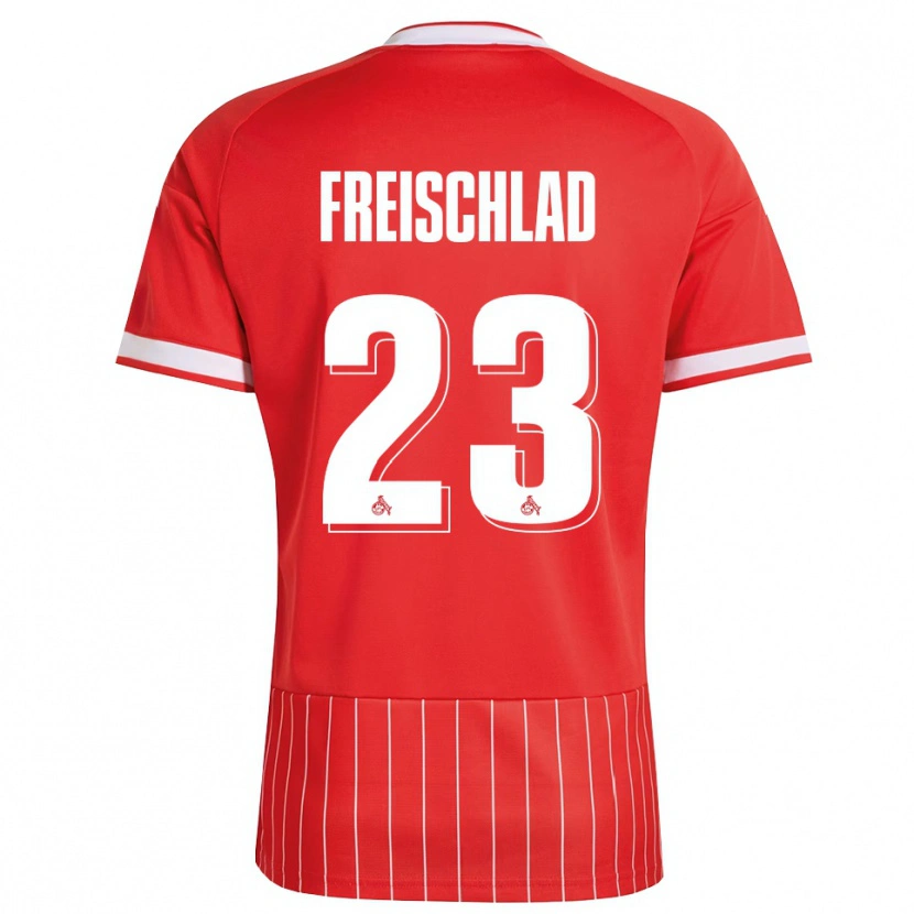 Danxen Herren Yannick Freischlad #23 Rot Weiß Grün Auswärtstrikot Trikot 2026/27 T-Shirt