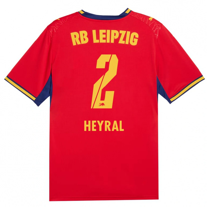 Danxen Herren Neo Heyral #2 Rot Gelb Königsblau Auswärtstrikot Trikot 2026/27 T-Shirt