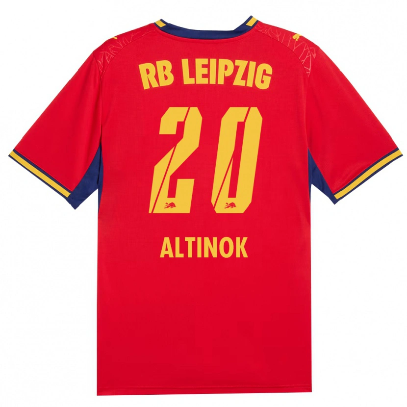 Danxen Herren Jannis Altinok #20 Rot Gelb Königsblau Auswärtstrikot Trikot 2026/27 T-Shirt