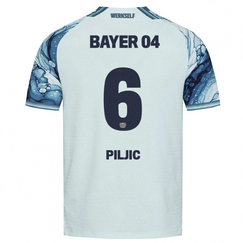 Danxen Herren Katharina Piljic #6 Dunkelgrün Schwarz Auswärtstrikot Trikot 2026/27 T-Shirt