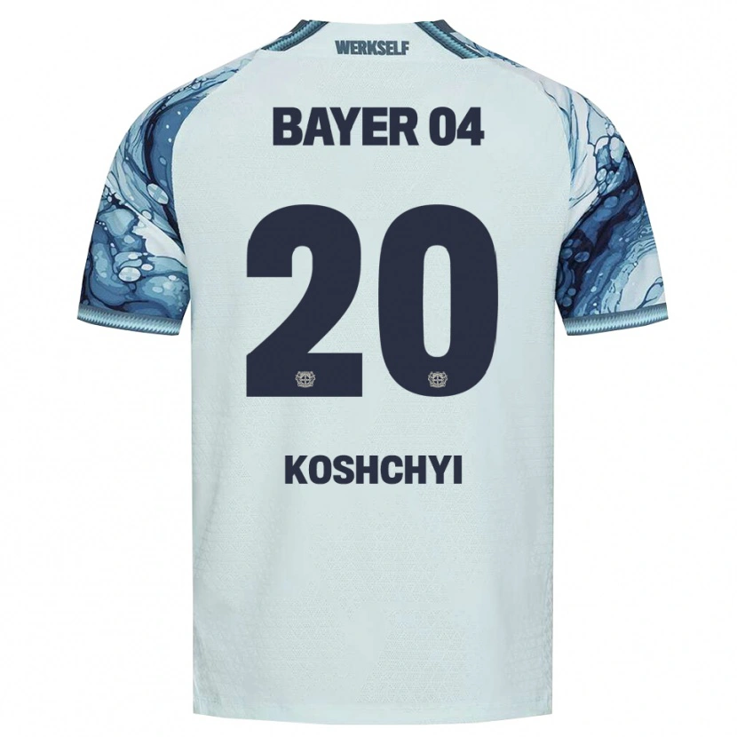 Danxen Herren Yegor Koshchyi #20 Dunkelgrün Schwarz Auswärtstrikot Trikot 2026/27 T-Shirt