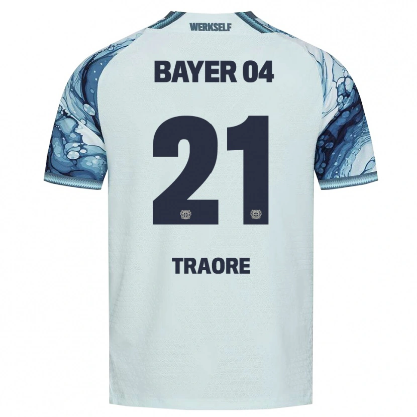 Danxen Herren Amaël-Demba Traoré #21 Dunkelgrün Schwarz Auswärtstrikot Trikot 2026/27 T-Shirt