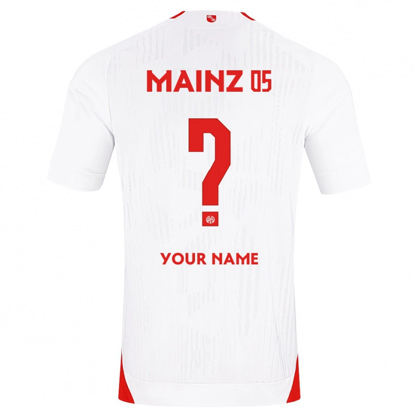 Danxen Herren Ihren Namen #0 Weiß Rot Gelb Auswärtstrikot Trikot 2026/27 T-Shirt