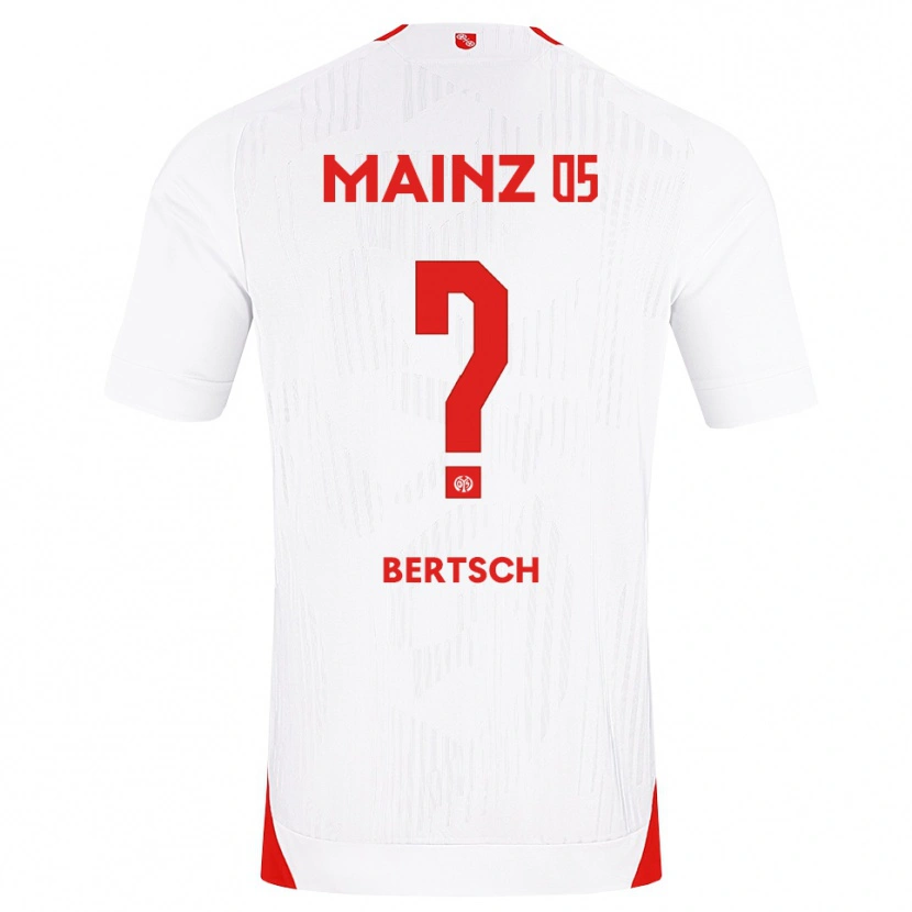 Danxen Herren Paul Bertsch #0 Weiß Rot Gelb Auswärtstrikot Trikot 2026/27 T-Shirt