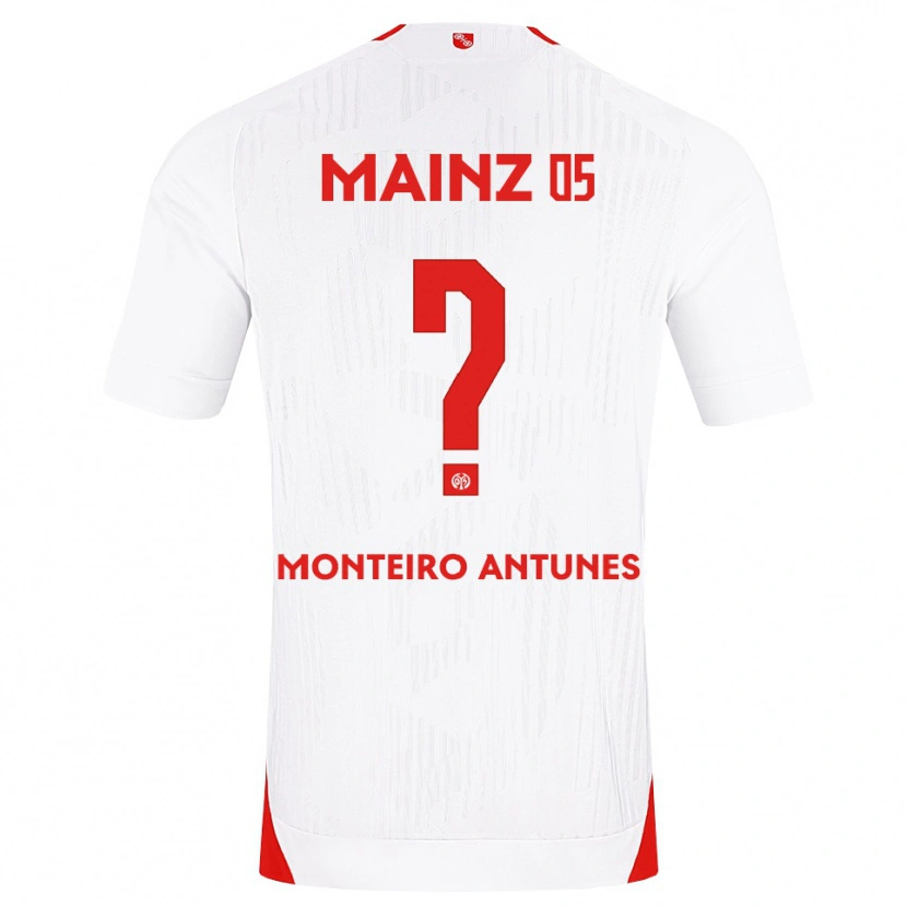 Danxen Herren Rafael Monteiro Antunes #0 Weiß Rot Gelb Auswärtstrikot Trikot 2026/27 T-Shirt