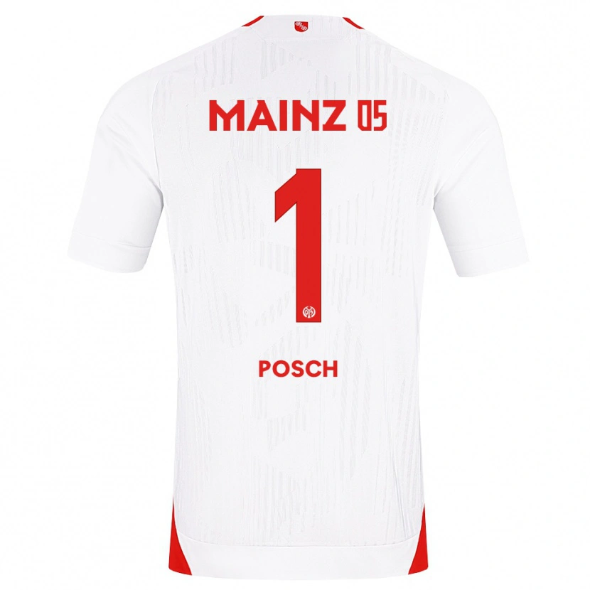 Danxen Herren Daniel Posch #1 Weiß Rot Gelb Auswärtstrikot Trikot 2026/27 T-Shirt
