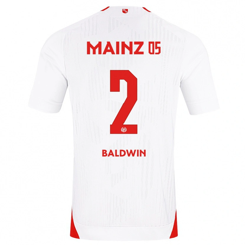 Danxen Herren Justin Baldwin #2 Weiß Rot Gelb Auswärtstrikot Trikot 2026/27 T-Shirt