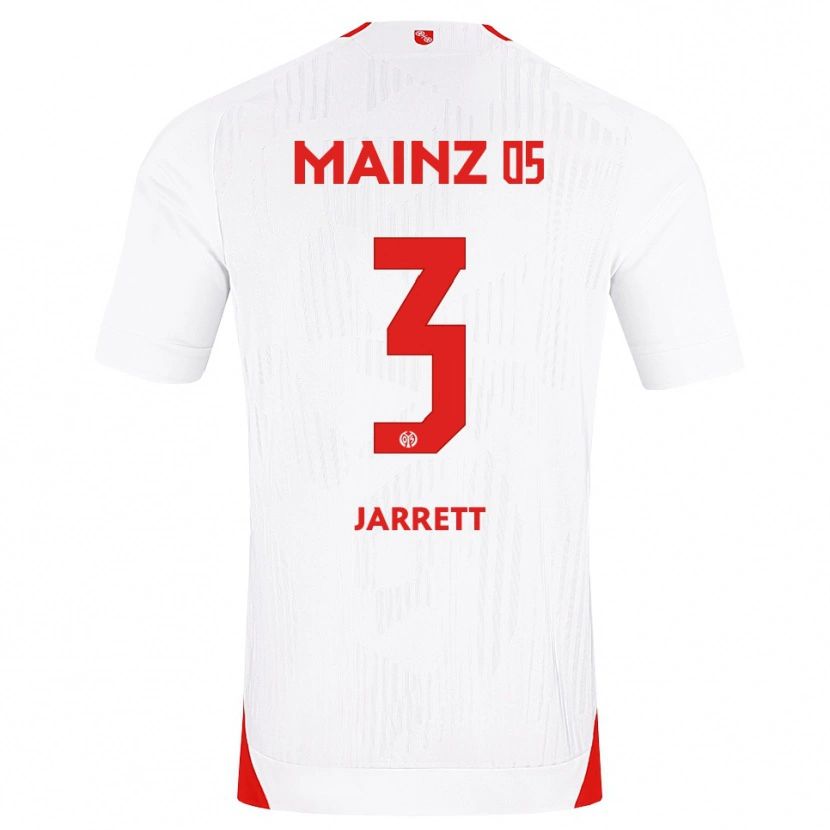Danxen Herren Tyrone Jarrett #3 Weiß Rot Gelb Auswärtstrikot Trikot 2026/27 T-Shirt