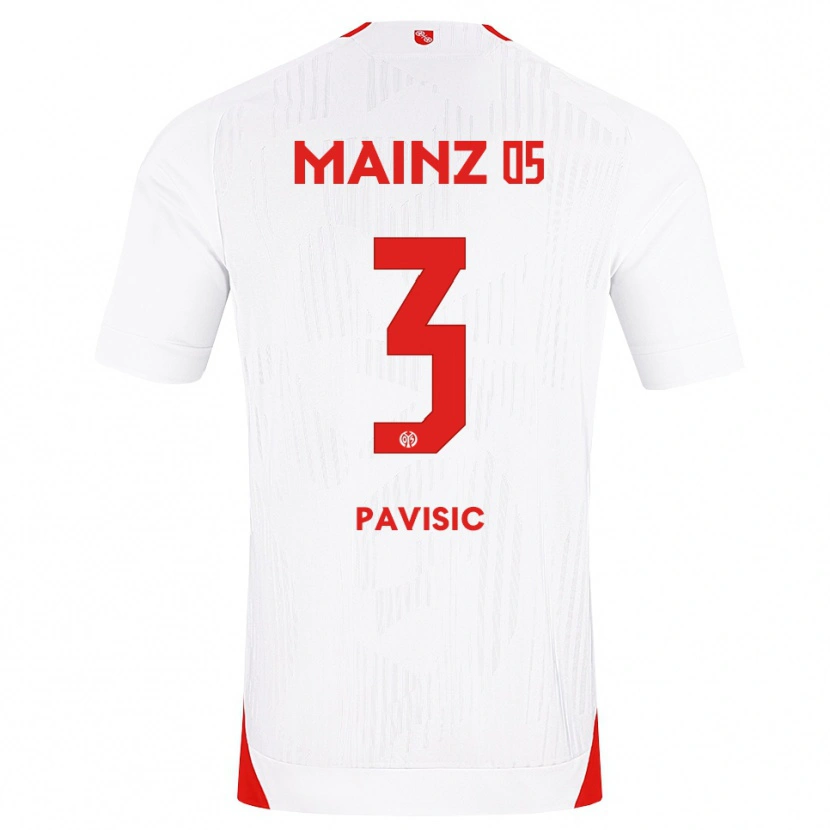 Danxen Herren Stjepan Pavisic #3 Weiß Rot Gelb Auswärtstrikot Trikot 2026/27 T-Shirt