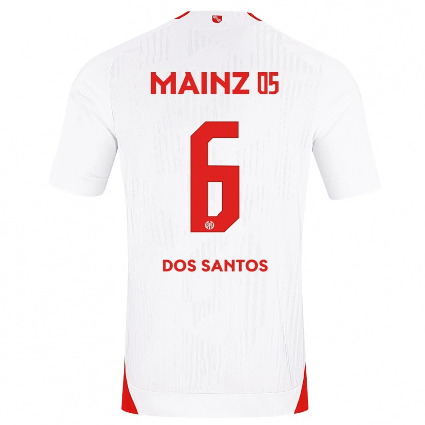 Danxen Herren Alexandre Tavares Dos Santos #6 Weiß Rot Gelb Auswärtstrikot Trikot 2026/27 T-Shirt