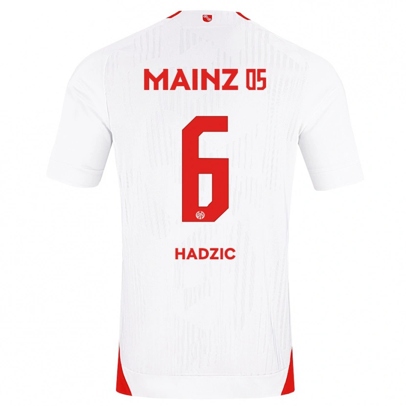 Danxen Herren Zinedine Hadzic #6 Weiß Rot Gelb Auswärtstrikot Trikot 2026/27 T-Shirt