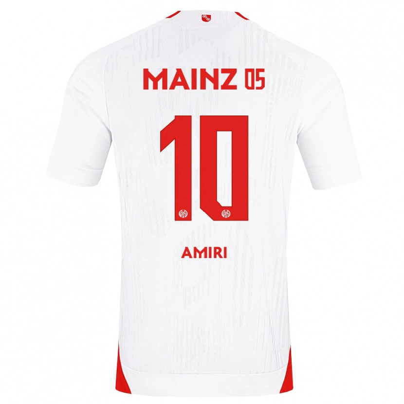 Danxen Herren Nadiem Amiri #10 Weiß Rot Gelb Auswärtstrikot Trikot 2026/27 T-Shirt