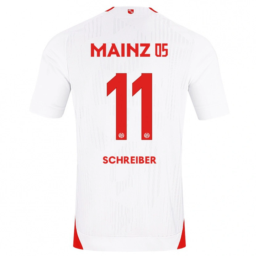 Danxen Herren Philipp Schreiber #11 Weiß Rot Gelb Auswärtstrikot Trikot 2026/27 T-Shirt