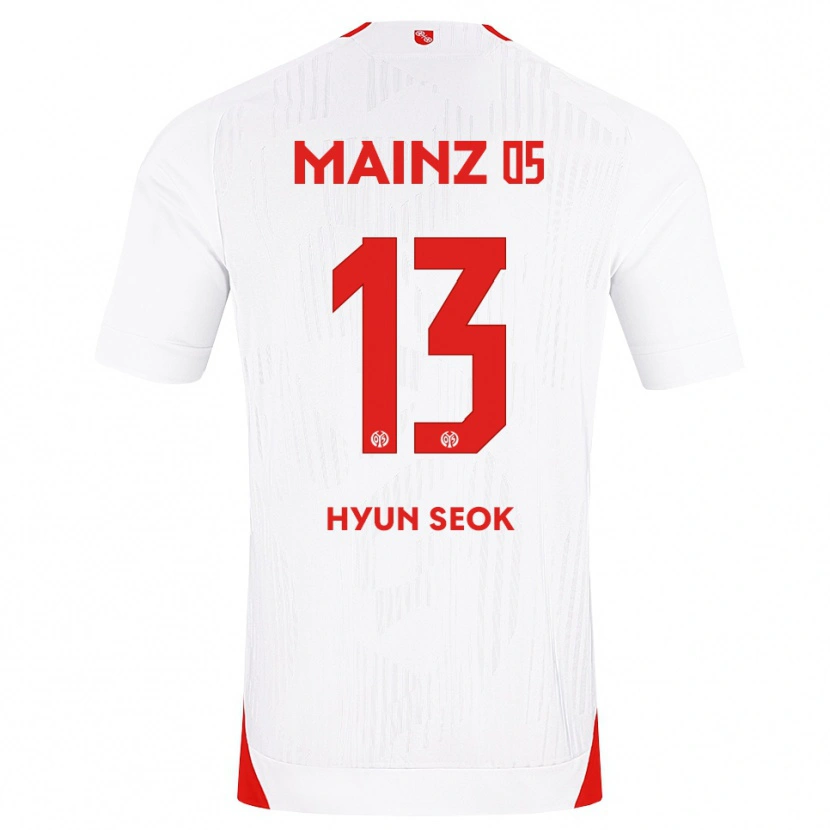 Danxen Herren Hyun-Seok Hong #13 Weiß Rot Gelb Auswärtstrikot Trikot 2026/27 T-Shirt