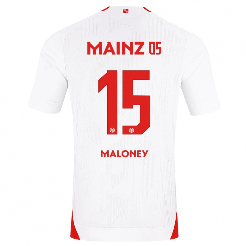 Danxen Herren Lennard Maloney #15 Weiß Rot Gelb Auswärtstrikot Trikot 2026/27 T-Shirt