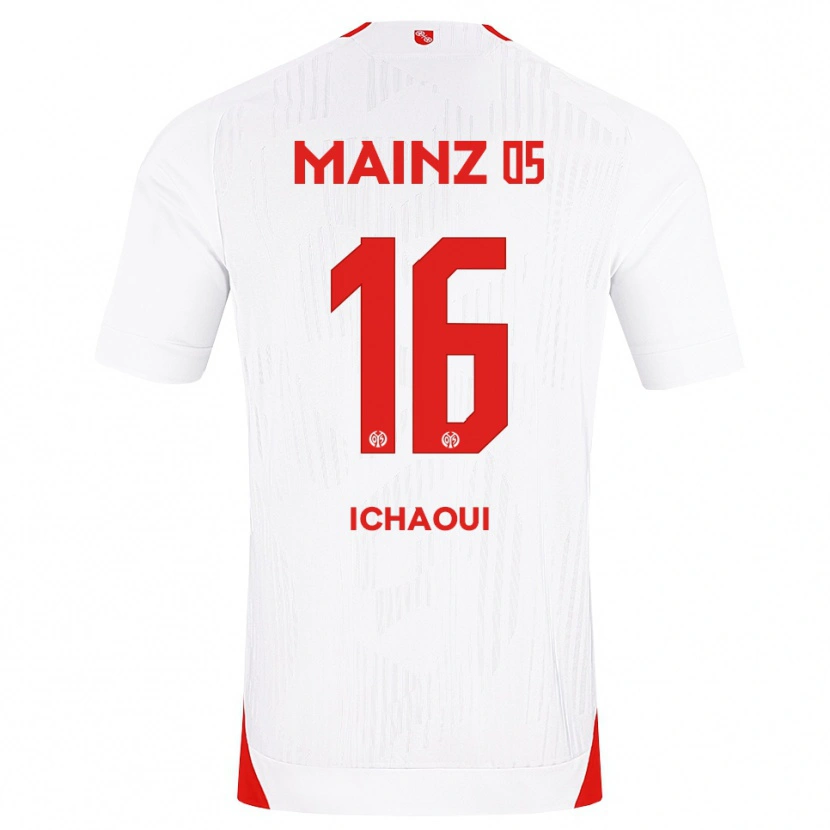 Danxen Herren Louay Ichaoui #16 Weiß Rot Gelb Auswärtstrikot Trikot 2026/27 T-Shirt