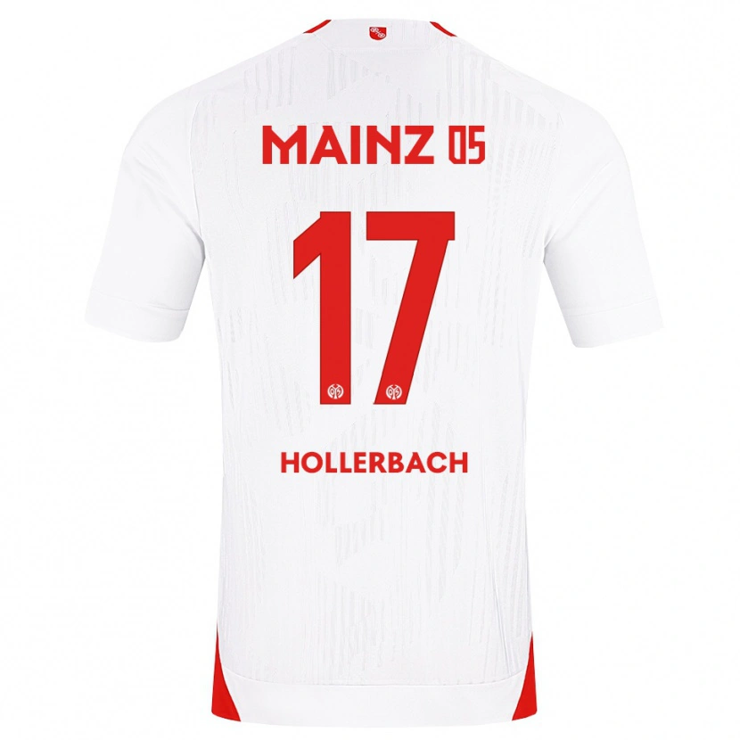 Danxen Herren Benedict Hollerbach #17 Weiß Rot Gelb Auswärtstrikot Trikot 2026/27 T-Shirt