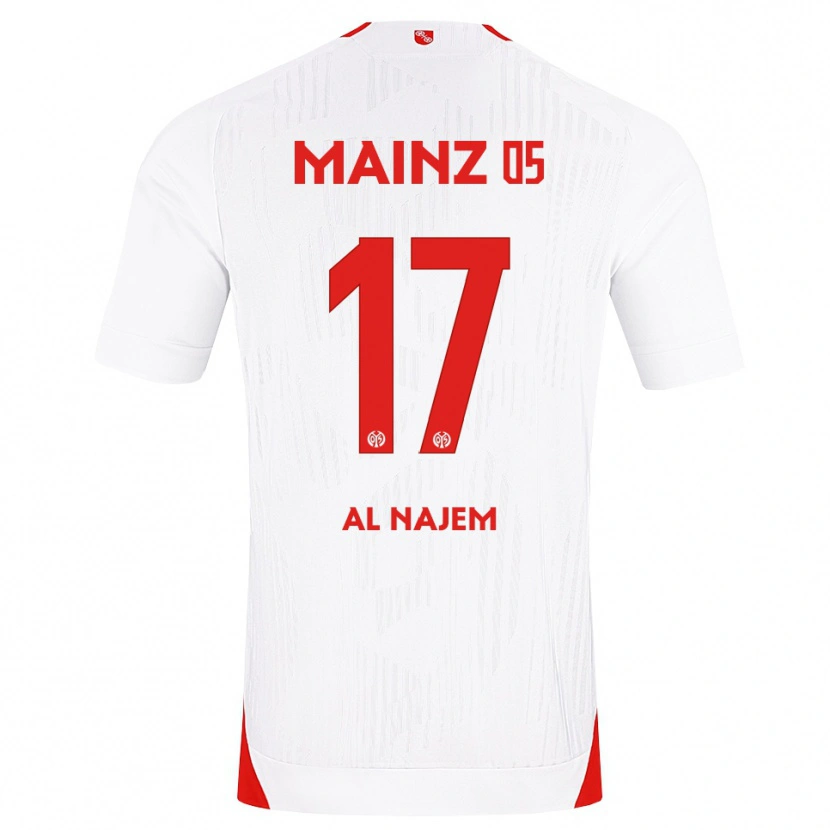 Danxen Herren Salma Al Najem #17 Weiß Rot Gelb Auswärtstrikot Trikot 2026/27 T-Shirt