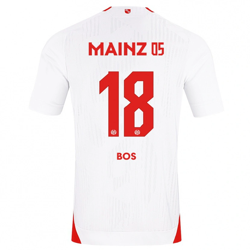 Danxen Herren Kasey Bos #18 Weiß Rot Gelb Auswärtstrikot Trikot 2026/27 T-Shirt