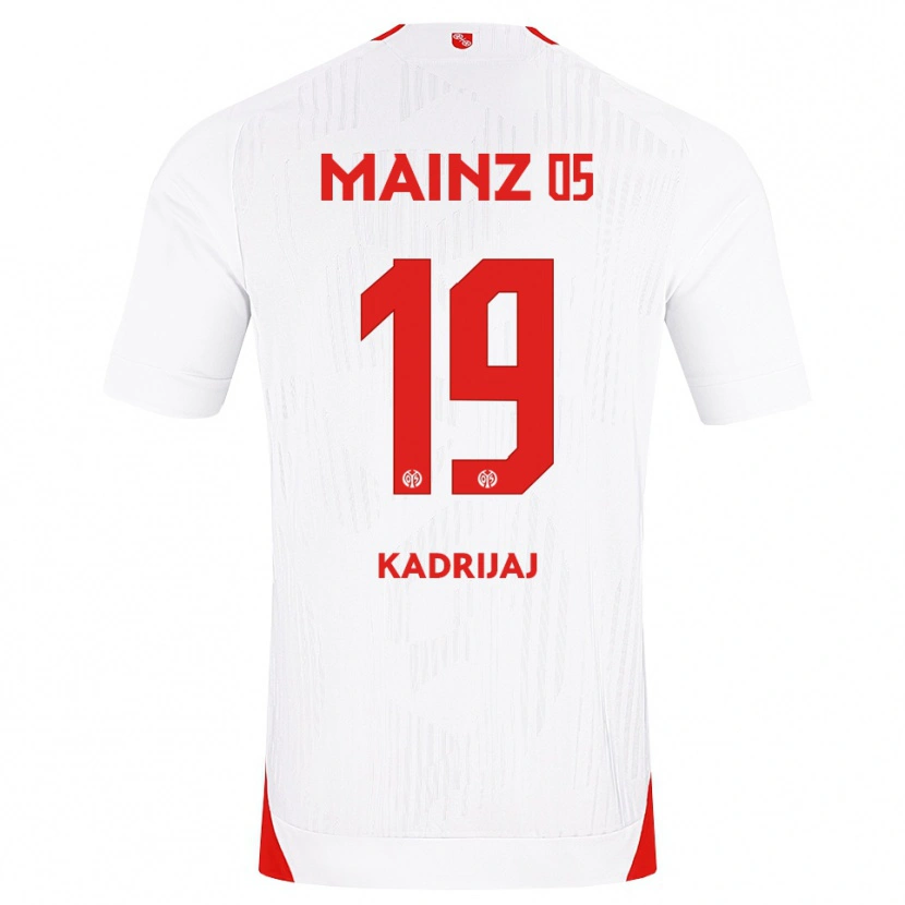 Danxen Herren Smail Kadrijaj #19 Weiß Rot Gelb Auswärtstrikot Trikot 2026/27 T-Shirt