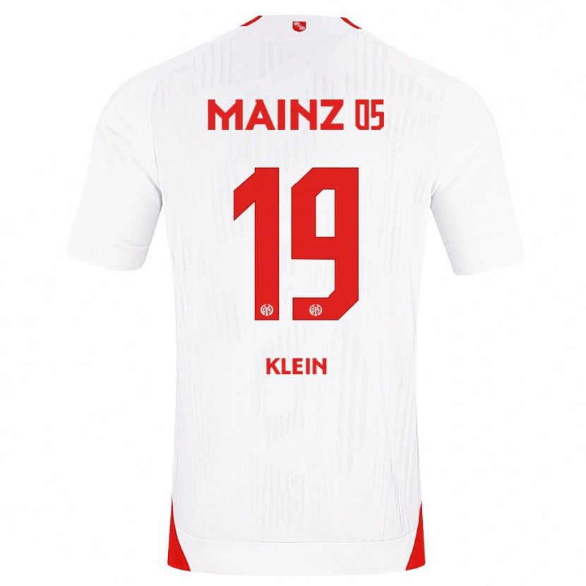 Danxen Herren Yannis Klein #19 Weiß Rot Gelb Auswärtstrikot Trikot 2026/27 T-Shirt
