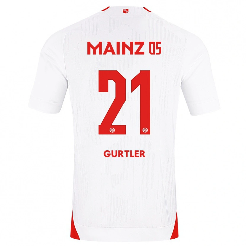 Danxen Herren Lisa Gürtler #21 Weiß Rot Gelb Auswärtstrikot Trikot 2026/27 T-Shirt