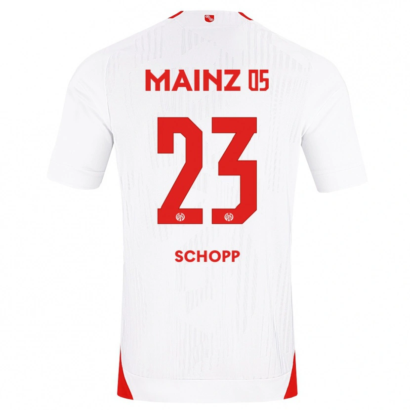 Danxen Herren Konstantin Schopp #23 Weiß Rot Gelb Auswärtstrikot Trikot 2026/27 T-Shirt