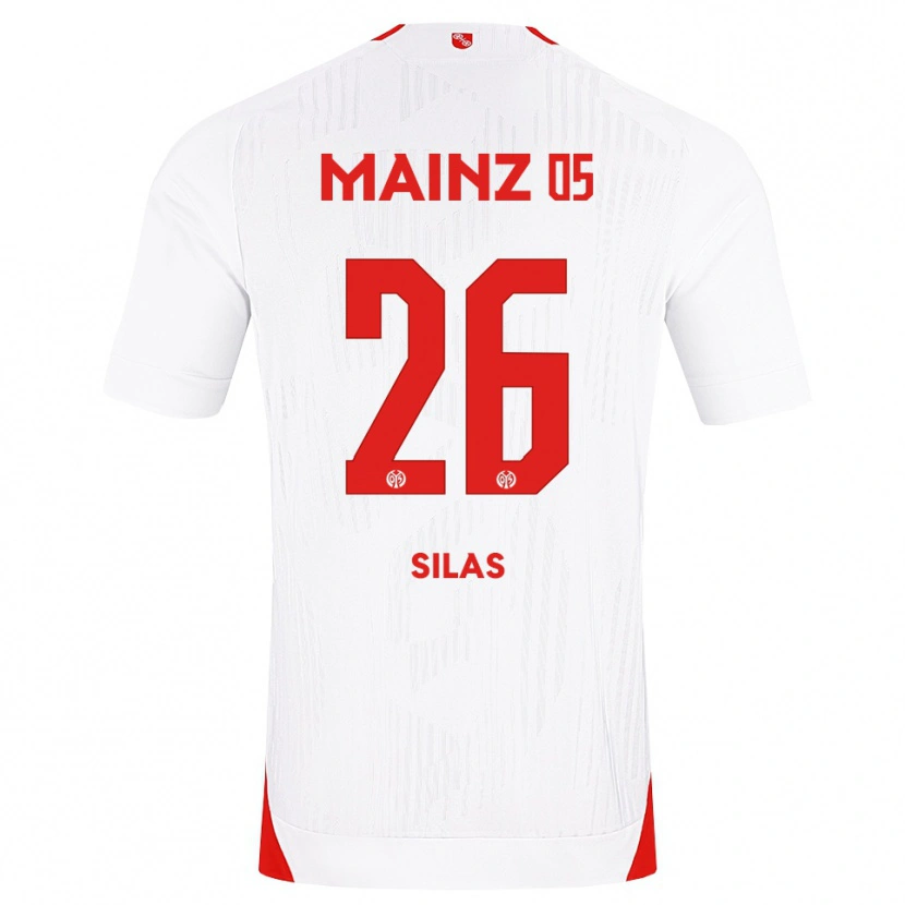 Danxen Herren Silas Katompa Mvumpa #26 Weiß Rot Gelb Auswärtstrikot Trikot 2026/27 T-Shirt