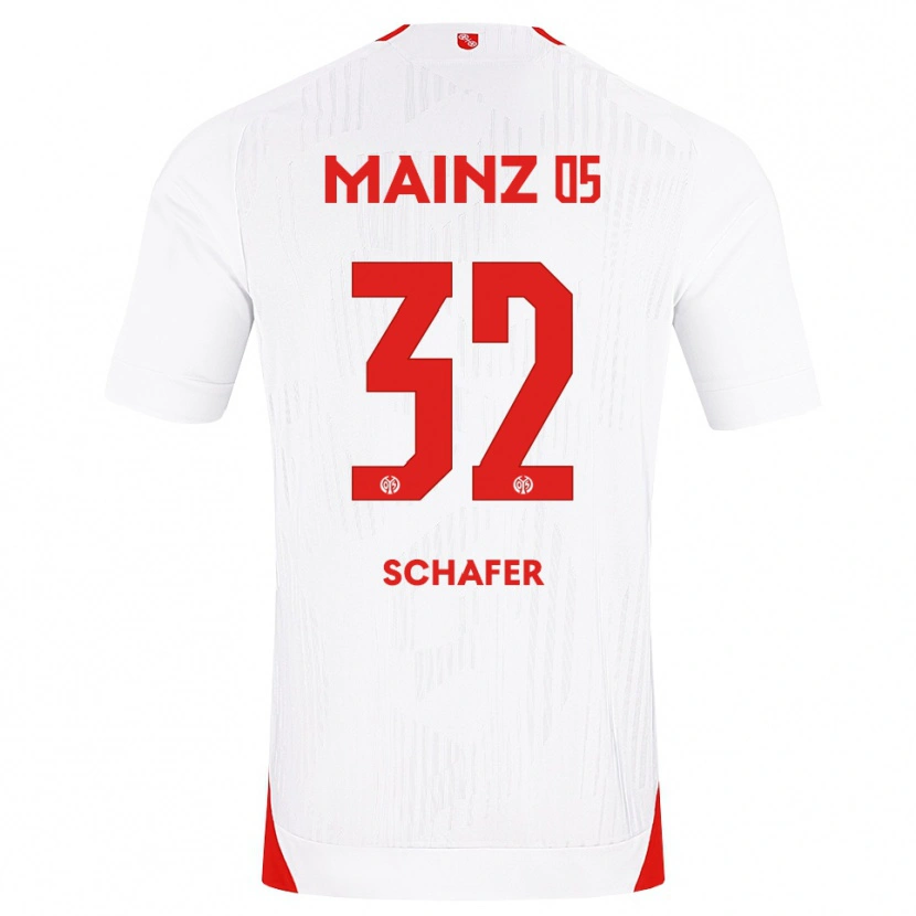 Danxen Herren Ann-Christin Schäfer #32 Weiß Rot Gelb Auswärtstrikot Trikot 2026/27 T-Shirt