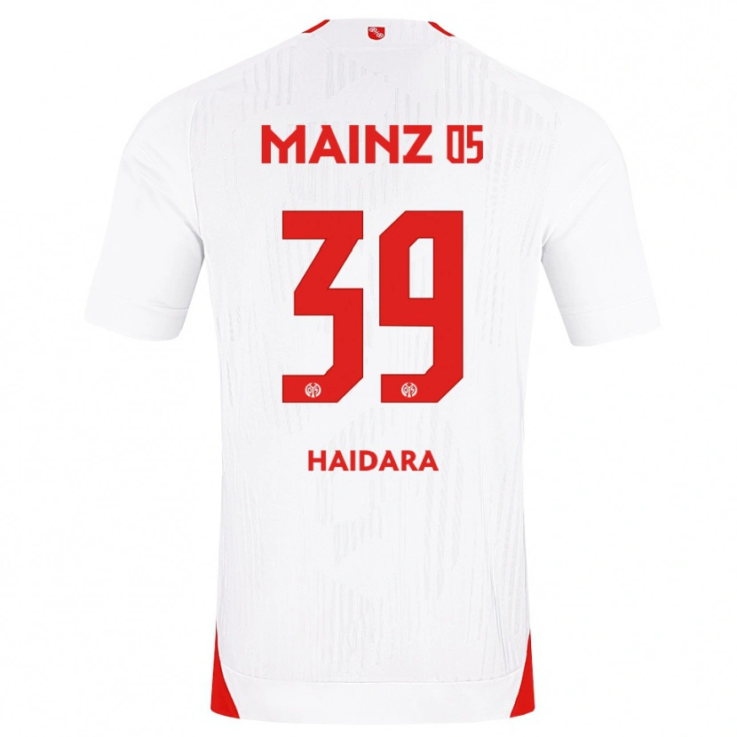 Danxen Herren Alynho Haidara #39 Weiß Rot Gelb Auswärtstrikot Trikot 2026/27 T-Shirt