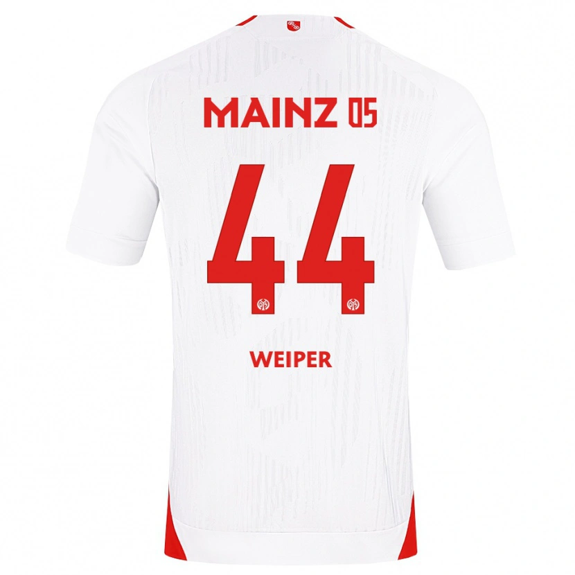 Danxen Herren Nelson Weiper #44 Weiß Rot Gelb Auswärtstrikot Trikot 2026/27 T-Shirt