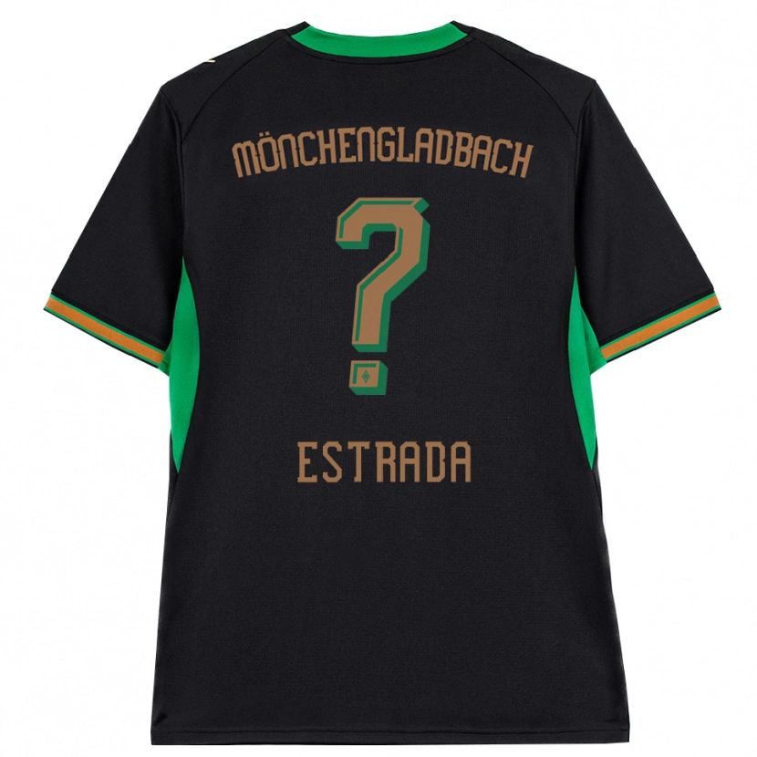 Danxen Herren Joshua Jong Estrada #0 Schwarz Orange Grün Braun Auswärtstrikot Trikot 2026/27 T-Shirt