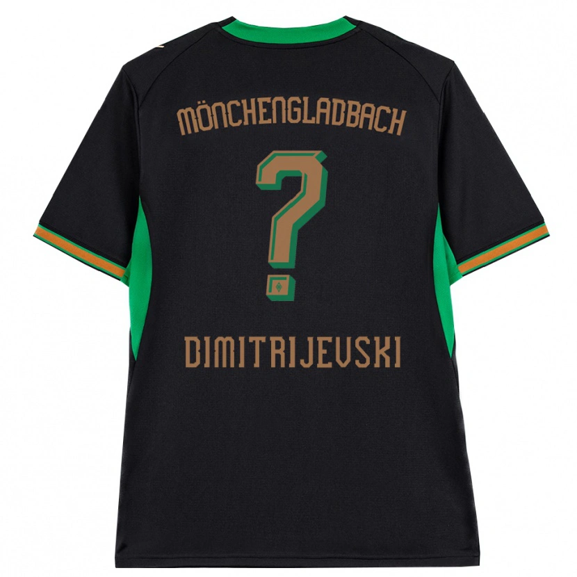 Danxen Herren Maximilian Dimitrijevski #0 Schwarz Orange Grün Braun Auswärtstrikot Trikot 2026/27 T-Shirt