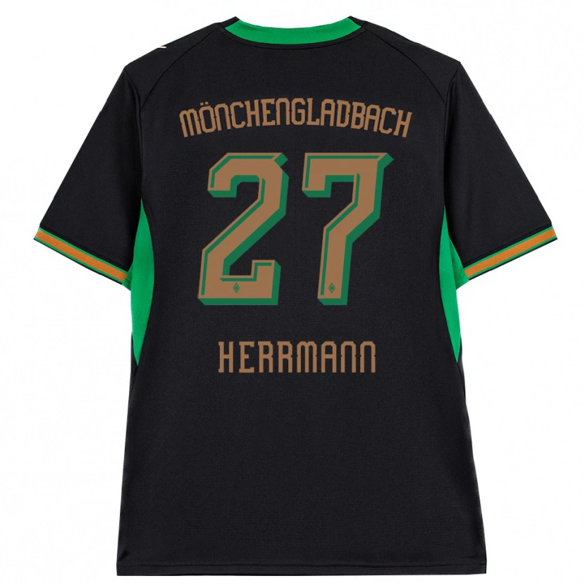 Danxen Herren Michelle Herrmann #27 Schwarz Orange Grün Braun Auswärtstrikot Trikot 2026/27 T-Shirt
