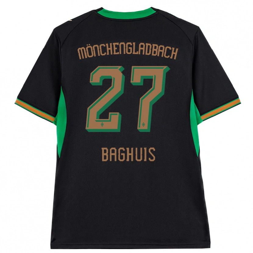 Danxen Herren Chantal Baghuis #27 Schwarz Orange Grün Braun Auswärtstrikot Trikot 2026/27 T-Shirt