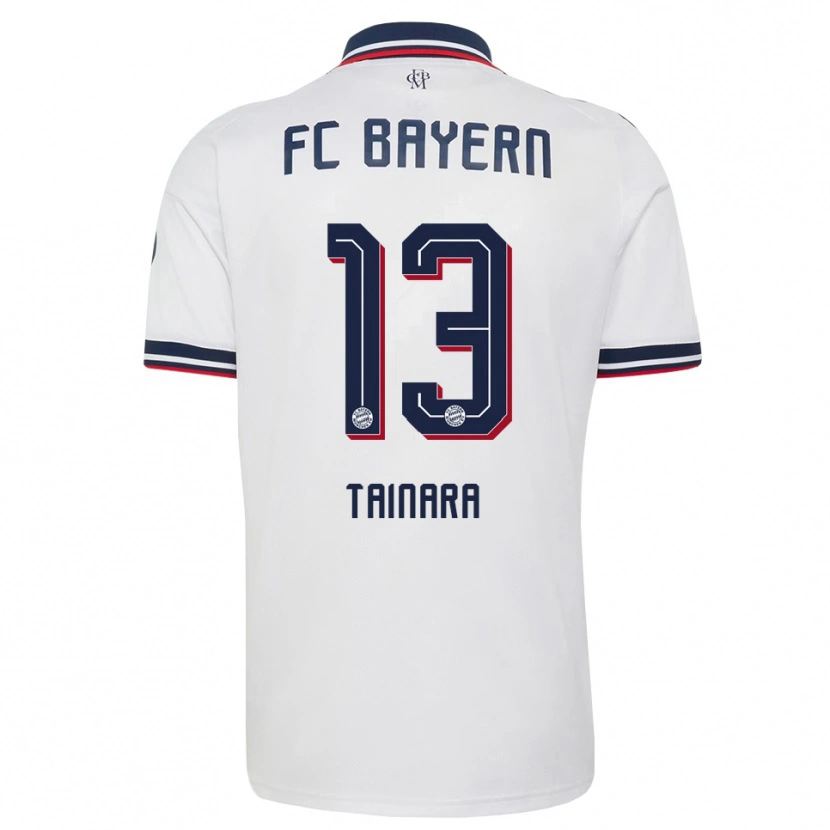 Danxen Herren Tainara #13 Weiß Grau Rot Auswärtstrikot Trikot 2026/27 T-Shirt