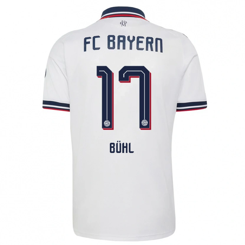 Danxen Herren Klara Bühl #17 Weiß Grau Rot Auswärtstrikot Trikot 2026/27 T-Shirt