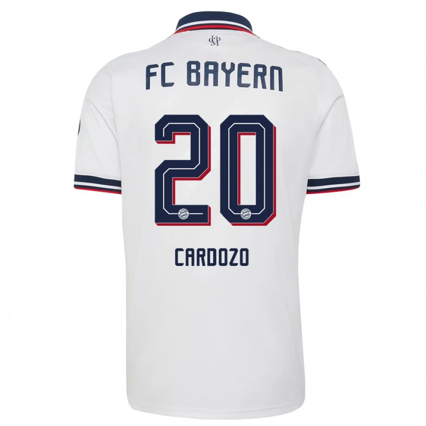 Danxen Herren Maycon Cardozo #20 Weiß Grau Rot Auswärtstrikot Trikot 2026/27 T-Shirt