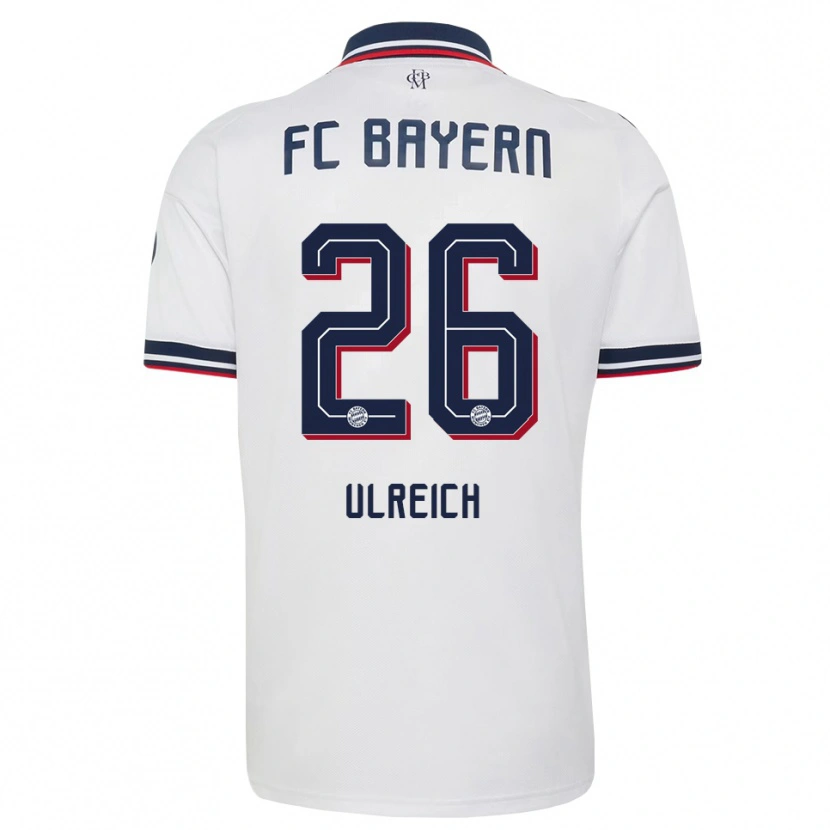 Danxen Herren Sven Ulreich #26 Weiß Grau Rot Auswärtstrikot Trikot 2026/27 T-Shirt