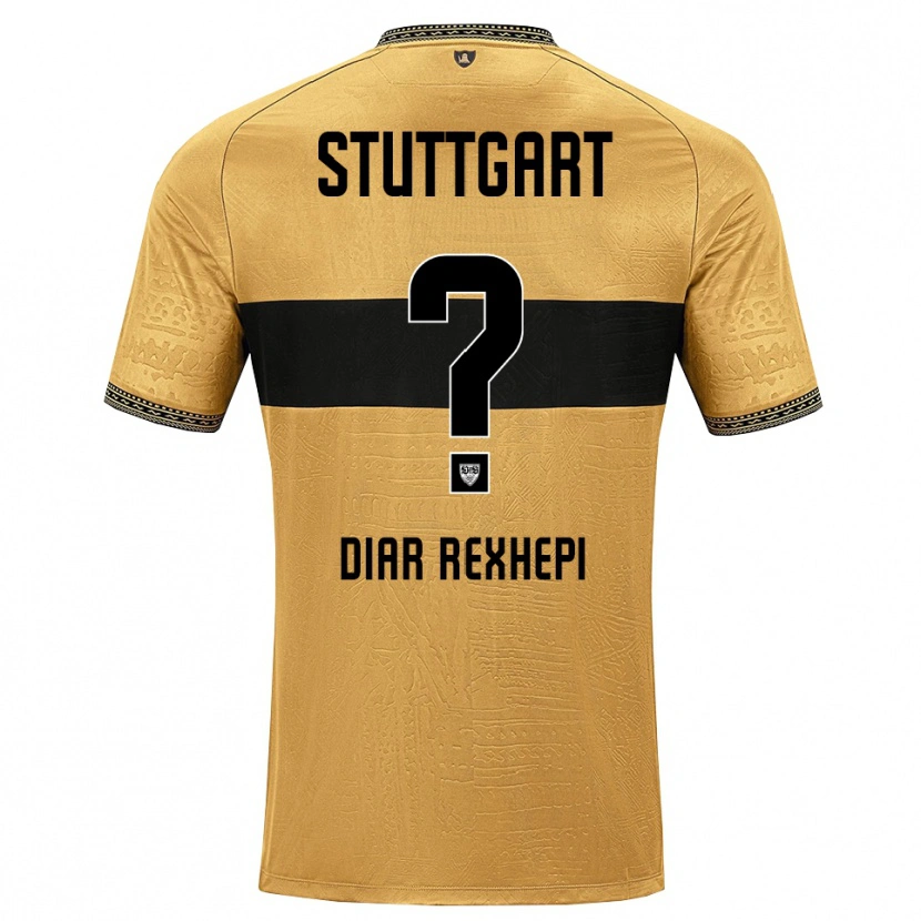 Danxen Herren Diar Rexhepi #0 Braun Schwarz Weiß Auswärtstrikot Trikot 2026/27 T-Shirt