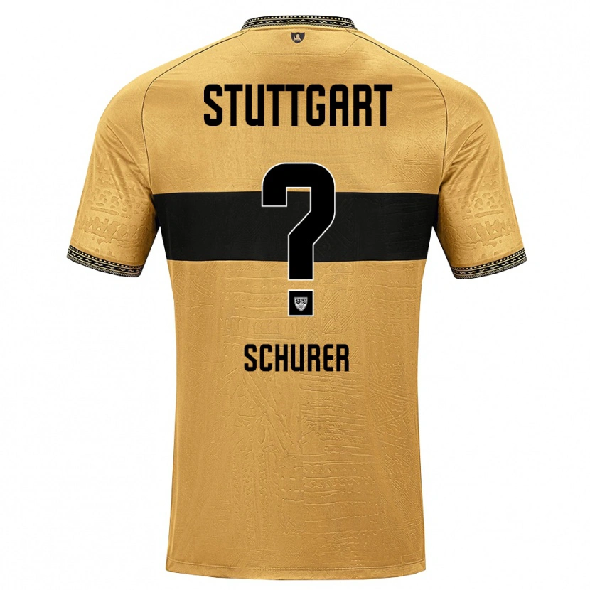 Danxen Herren Leon Schürer #0 Braun Schwarz Weiß Auswärtstrikot Trikot 2026/27 T-Shirt