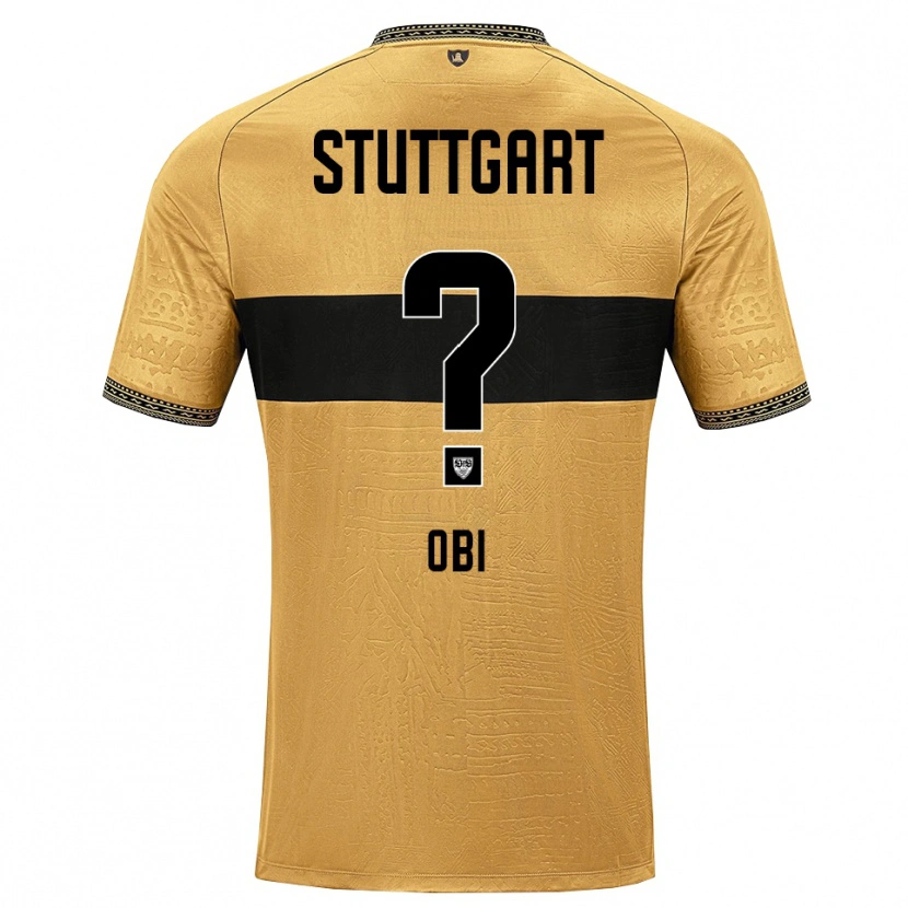 Danxen Herren Collin Obi #0 Braun Schwarz Weiß Auswärtstrikot Trikot 2026/27 T-Shirt