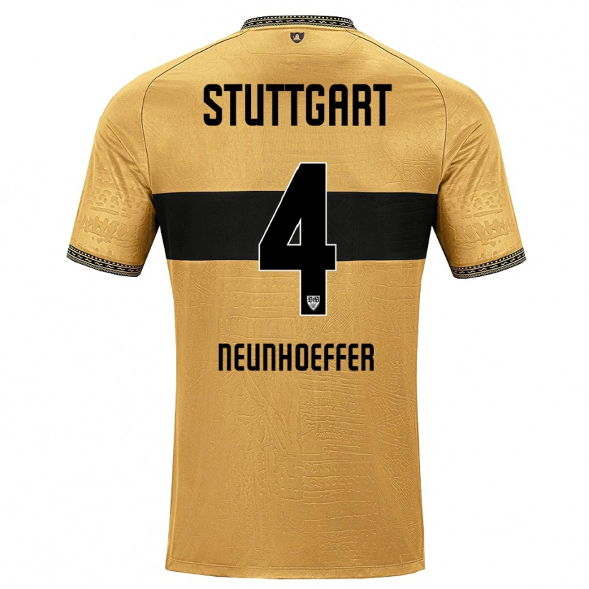 Danxen Herren Felix Neunhoeffer #4 Braun Schwarz Weiß Auswärtstrikot Trikot 2026/27 T-Shirt