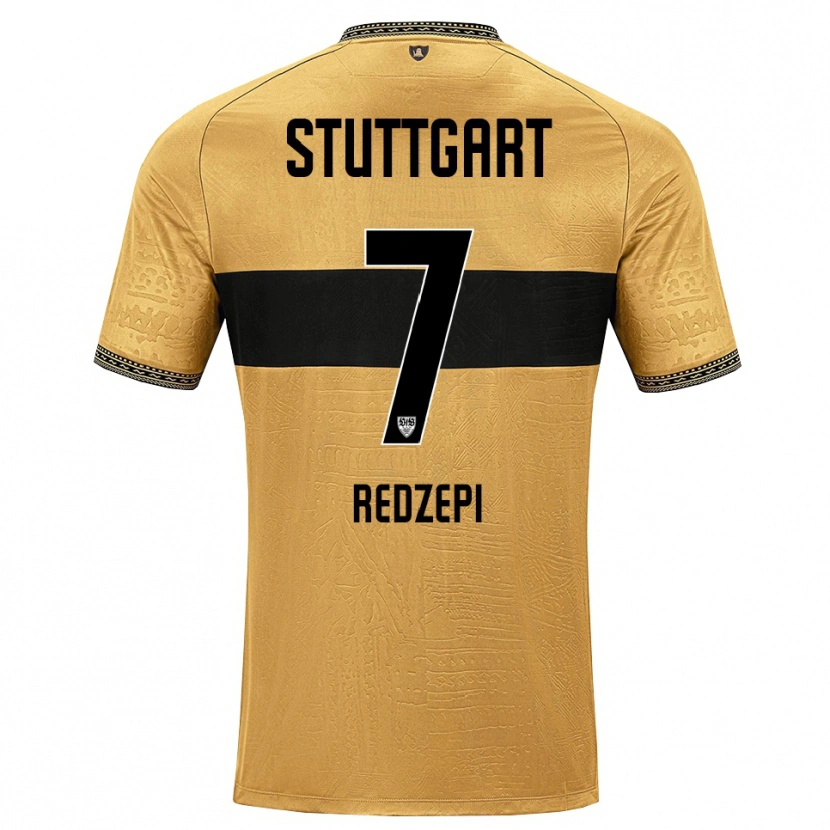 Danxen Herren Dafina Redzepi #7 Braun Schwarz Weiß Auswärtstrikot Trikot 2026/27 T-Shirt