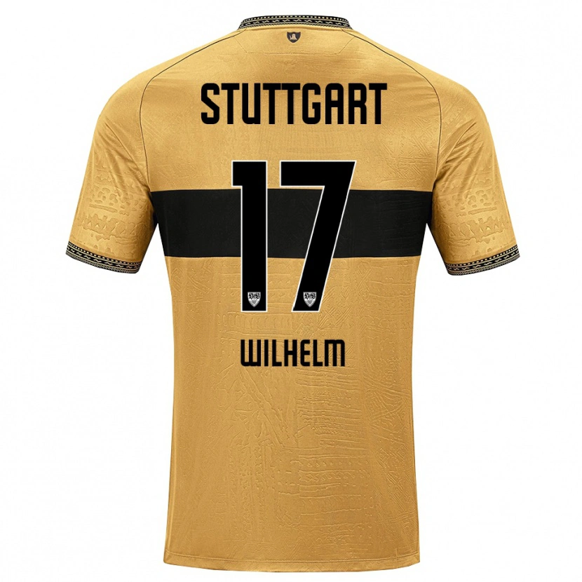 Danxen Herren Julian Wilhelm #17 Braun Schwarz Weiß Auswärtstrikot Trikot 2026/27 T-Shirt