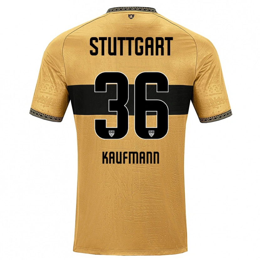 Danxen Herren Tino Kaufmann #36 Braun Schwarz Weiß Auswärtstrikot Trikot 2026/27 T-Shirt