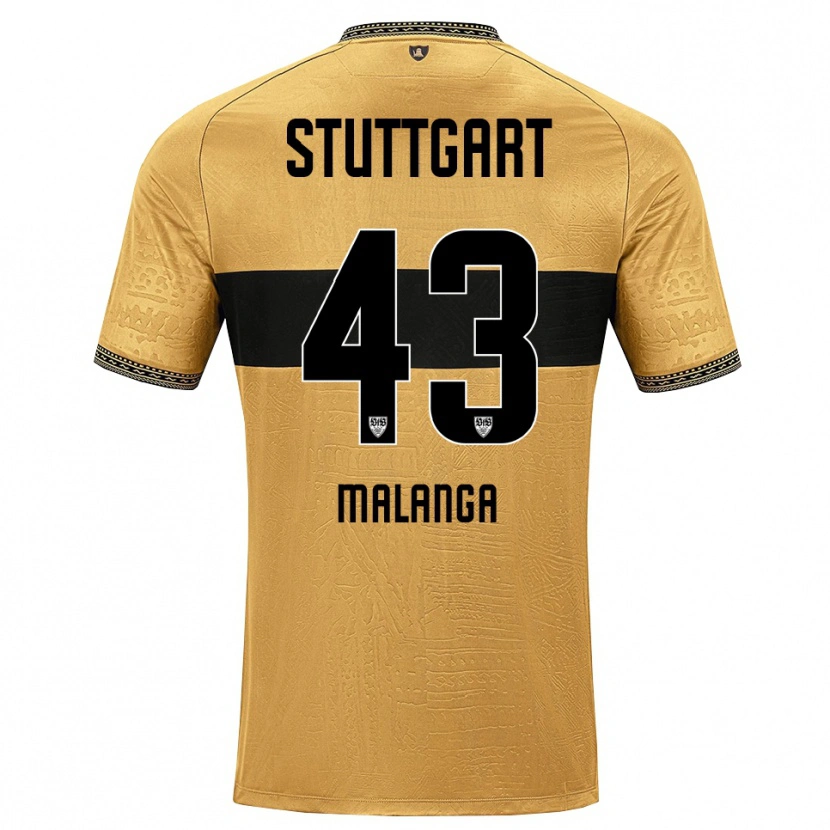 Danxen Herren Jarzinho Malanga #43 Braun Schwarz Weiß Auswärtstrikot Trikot 2026/27 T-Shirt