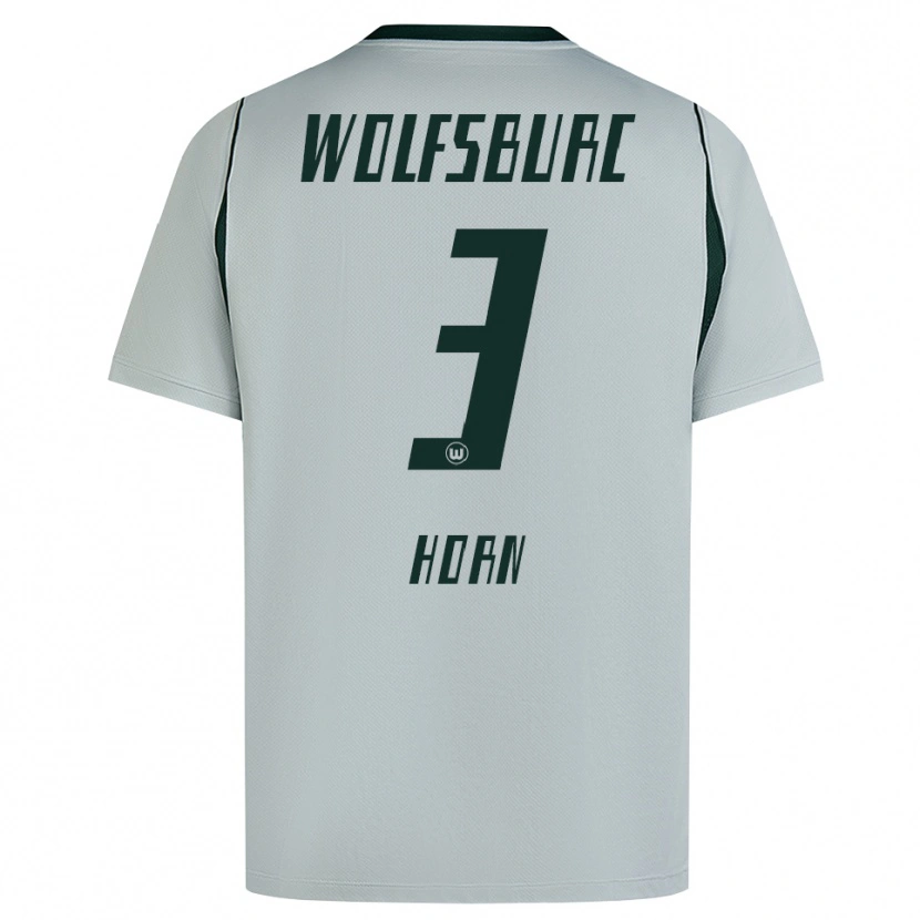 Danxen Herren Noah Horn #3 Grau Grün Auswärtstrikot Trikot 2026/27 T-Shirt