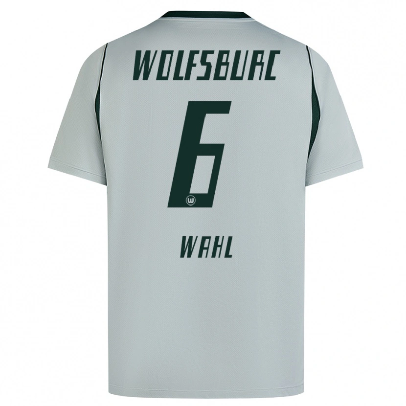 Danxen Herren Hauke Wahl #6 Grau Grün Auswärtstrikot Trikot 2026/27 T-Shirt